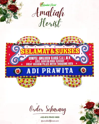 Karangan Bunga Ucapan Selamat di Cisalak Sukmajaya