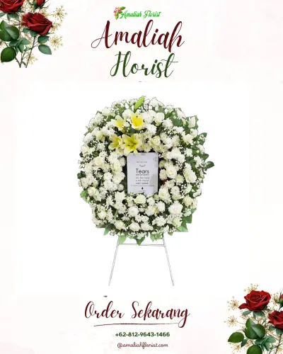 Krans Bunga Duka Cita di Cisalak Sukmajaya